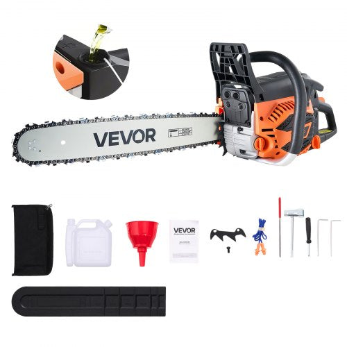 VEVOR 62CC 20 inch gas chainsaw - Tool Doogal Lawn and Garden
