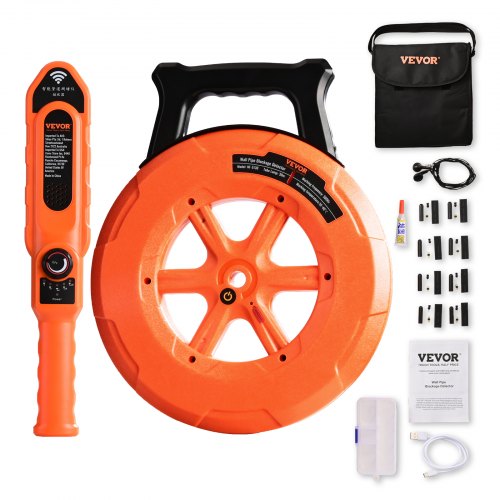 VEVOR 100 ft underground pipe blockage locator IP67