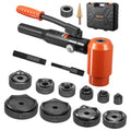 VEVOR 15-ton hydraulic knockout punch set with 10 dies