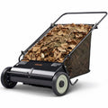 VEVOR 26 inch push lawn sweeper with 7 cubic foot hopper