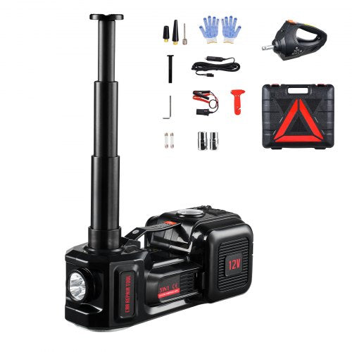 VEVOR 5-ton electric car jack kit with impact wrench and inflator
