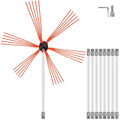 VEVOR 30 ft chimney sweep kit with 9 flexible nylon rods