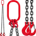 VEVOR G80 chain sling 3/8 inch x 5 ft with 2 grab hooks, 11000 lb capacity