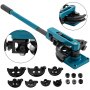 VEVOR manual pipe tube bender 3/8 inch to 1 inch with 7 dies
