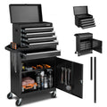 VEVOR 2-in-1 rolling tool chest with 5 drawers