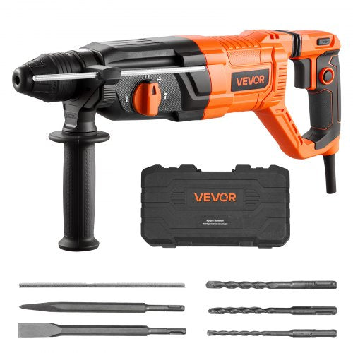 VEVOR 1-1/8 inch 4-function SDS-Plus rotary hammer drill