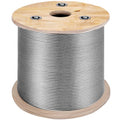 VEVOR 3/16 inch 7x19 T304 stainless steel wire rope, 500 ft reel