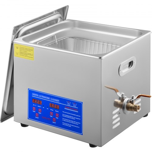 VEVOR 15 liter ultrasonic cleaner with digital timer and heater